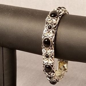 Southwest Bracelet with Black Beads